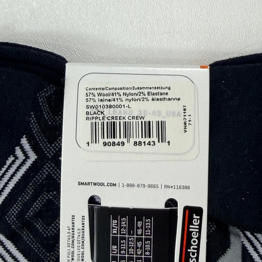 Smartwool Womens L Merino Wool Socks Ripple Creek Cozy Cabin Crew Cushion LOT 3